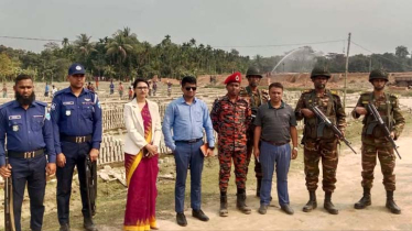 লক্ষ্মীপুরে গুঁড়িয়ে দেওয়া হলো দুটি অবৈধ ইটভাটা, তিন লাখ টাকা জরিমানা 