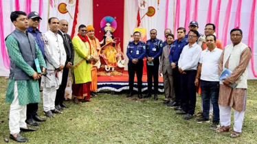 সুনামগঞ্জ পৌরসভার বিভিন্ন সরস্বতী পূজামন্ডপ পরিদর্শন করলেন পুলিশ সুপার আনোয়ার