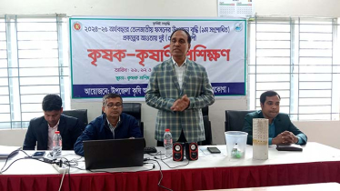 কেন্দুয়ায় তিন দিনব্যাপী কৃষক-কৃষাণী প্রশিক্ষণ ও মাঠ দিবস