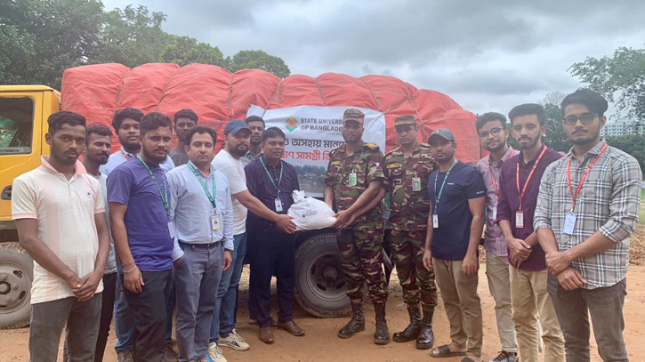 State University of Bangladesh Extends Support to Flood Victims