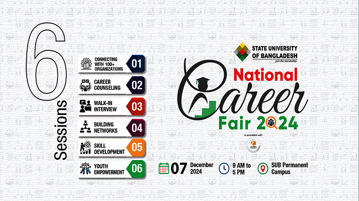 SUB national career fair 2024 to be held on december 7