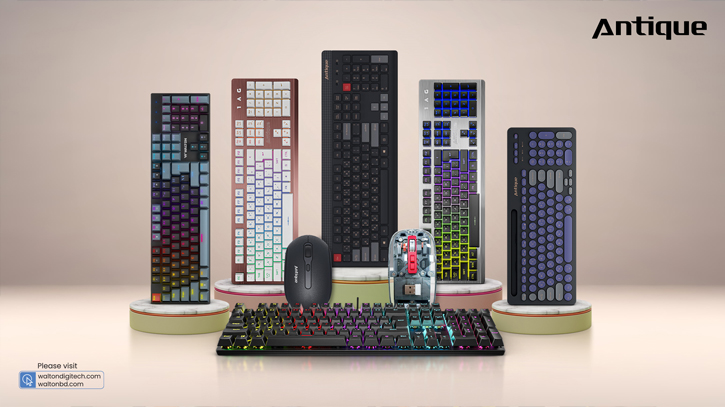 Walton launches new mechanical, RGB and rechargeable keyboard-mouse of ’Antique’ brand