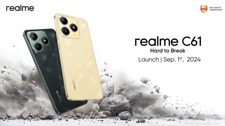 realme to bring ultimate durable realme C61