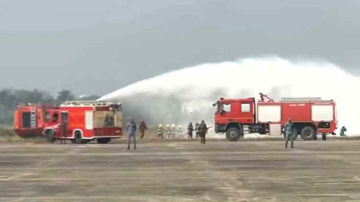 Full Fire Fighting Drill-2025 complete Shah Amanat International Airport in Ctg