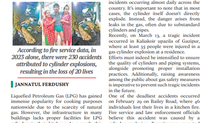 LPG cylinder mishaps transform kitchens into danger zones