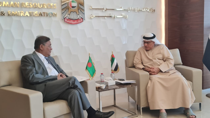 Foreign Minister discusses about manpower export with UAE