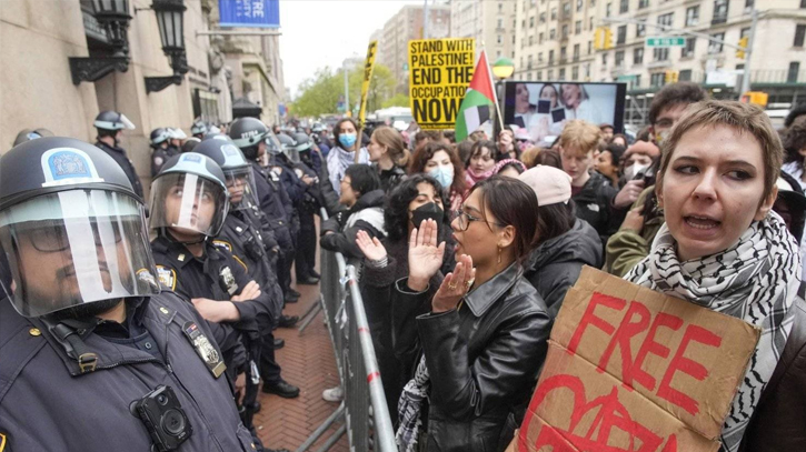 NYPD continue to make detentions around Columbia University