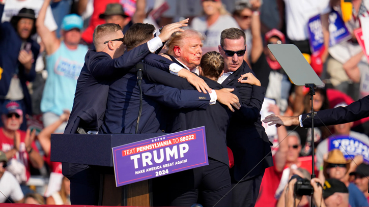 Trump injured in shooting at Pennsylvania rally