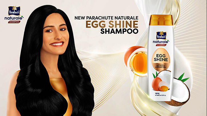 New launch of ‘Parachute Naturale’ egg shine shampoo