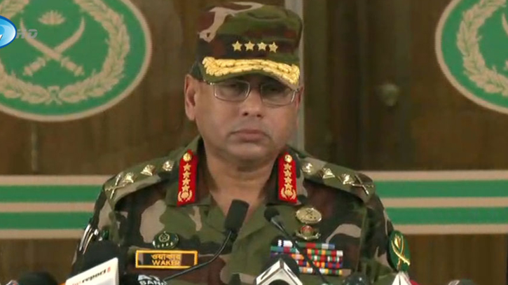 Interim Government will sworn Thursday evening: Army Chief