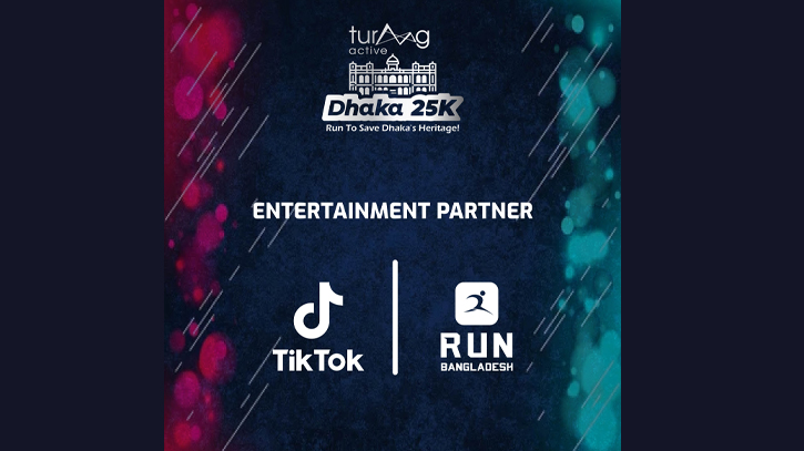 TikTok becomes Partner for Turaag Active Dhaka 25K 2024 Run