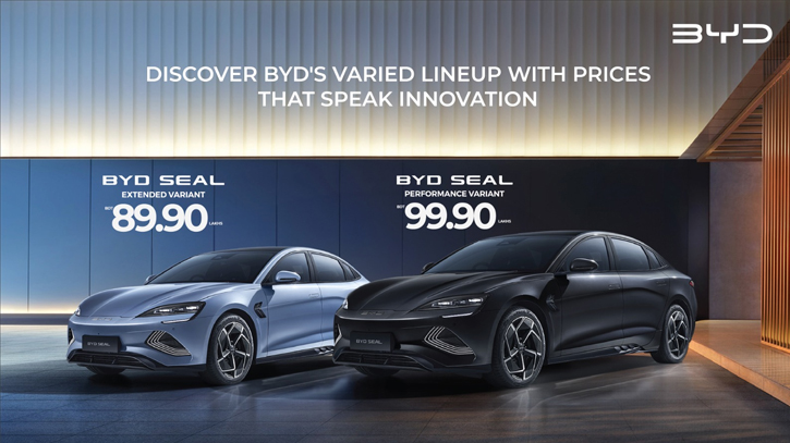 BYD reveals pricing for both variants of BYD SEAL