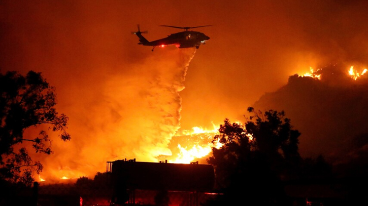 Wildfire north of Los Angeles spreads as authorities evacuate 1,200 people