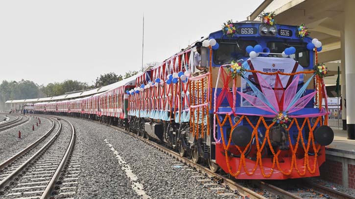 Jamuna Rail Bridge inaugurated; trains to run at 120 km/h