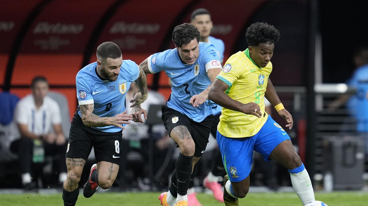 Uruguay beats Brazil 4-2 on penalties after scoreless draw