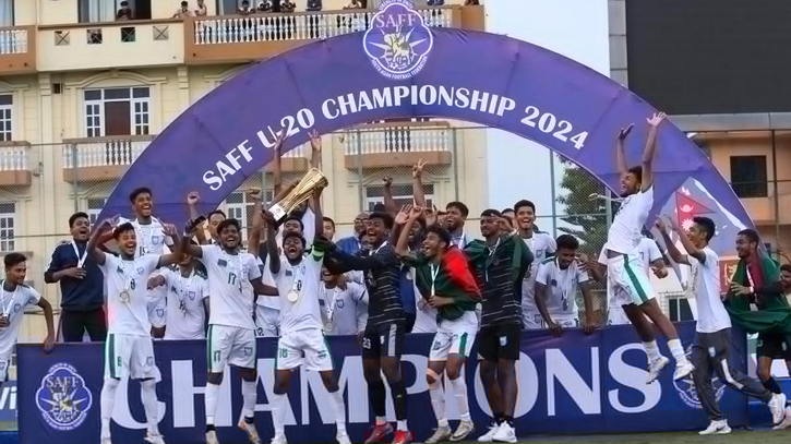 Bangladesh makes history, crushes Nepal to win SAFF championship