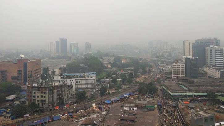 Dhaka’s air quality 2nd worst in the world this morning