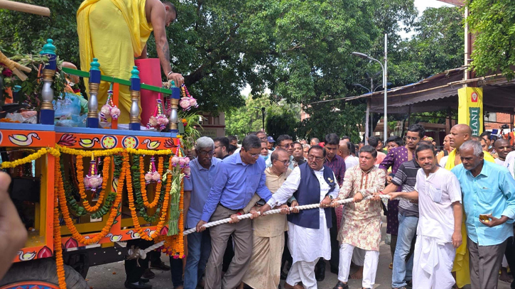 Ratha Yatra festival ends with pulling ropes of Ulto Ratha