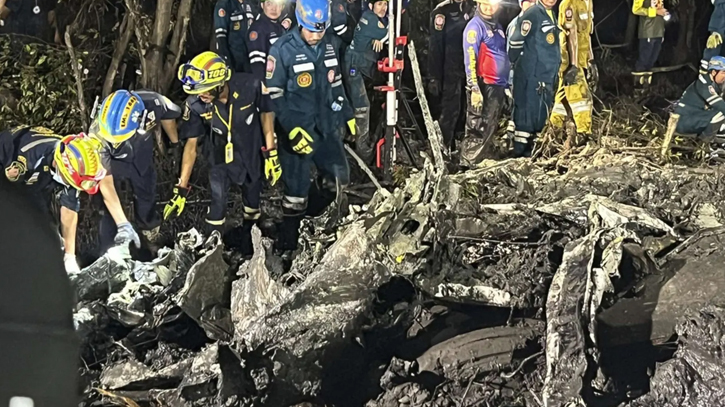 Nine believed dead after plane crashes in Thai jungle