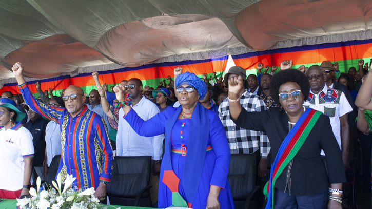 Namibia votes potentially electing its first female president