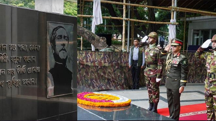 Army Chief pays tribute to Bangabandhu