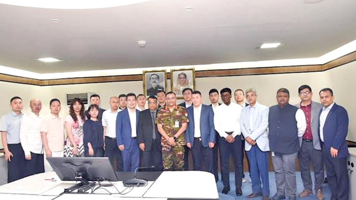 Chinese Textile, Apparel Industry delegation visits BEPZA