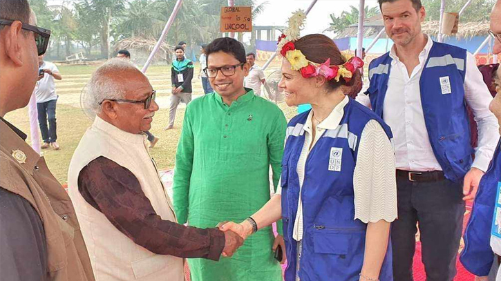 Swedish Crown Princess reaches Khulna’s Koyra