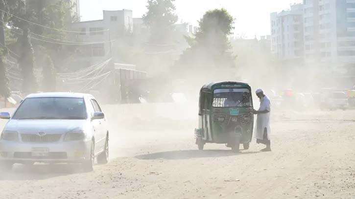 Dhaka’s air quality turns ‘unhealthy’ this morning