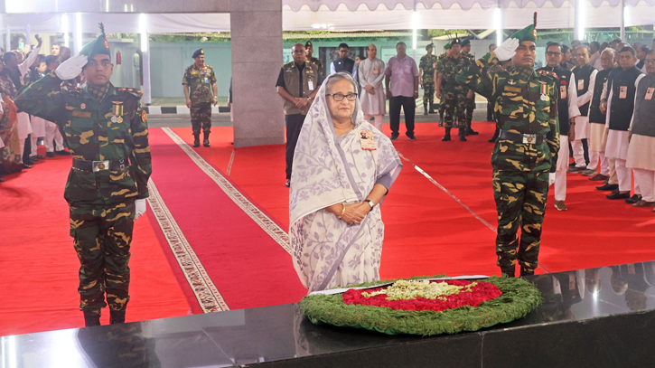 PM pays homage to Bangabandhu on 6-point Day