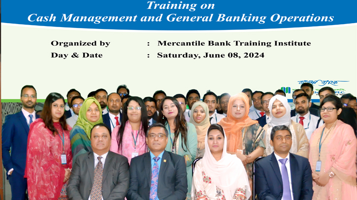 Mercantile Bank held Training on Cash Management