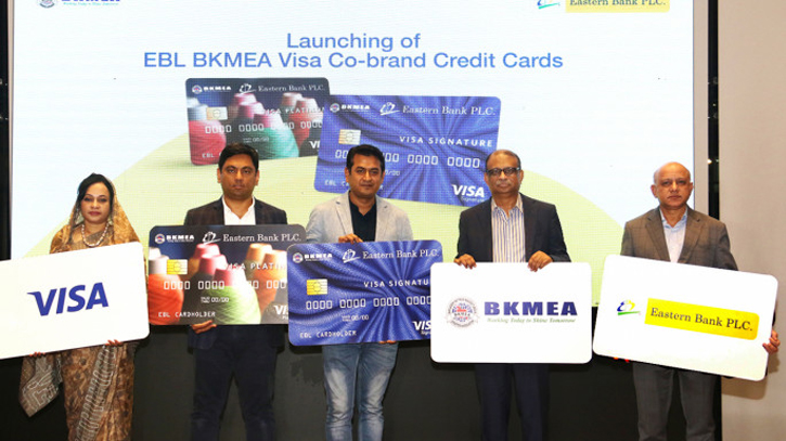 EBL unveils co-brand credit cards for BKMEA