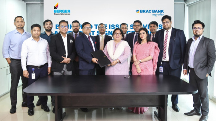 Brac Bank makes partnership agreement with Berger Paints