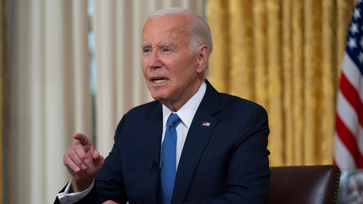 Biden warns about Trump without naming him