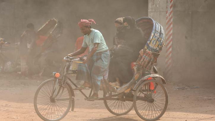 Dhaka’s air ‘unhealthy for sensitive groups’ this morning