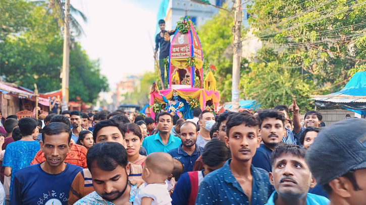 Rajshahi’s weeklong Ratha Yatra day one