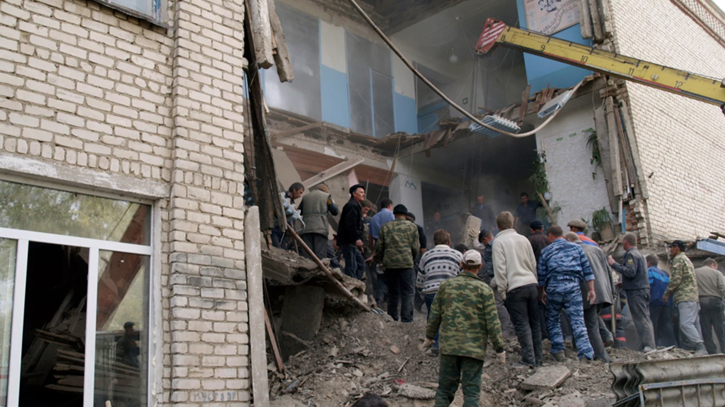 Some 12 students injured in school rooftop collapse in Russia