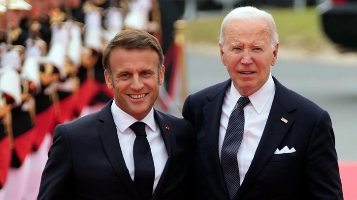 Macron is hosting Biden for a state visit