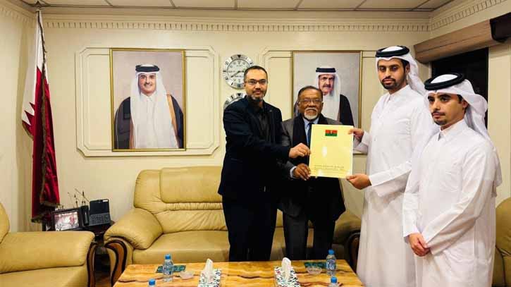 Tarique formally extends gratitude to Qatar Emir