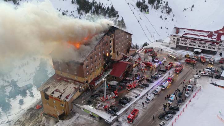 Turkish ski resort fire killed 78: final toll