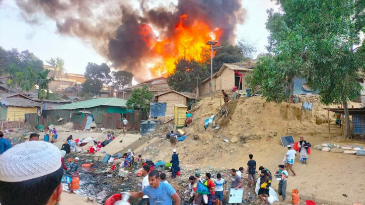 50 homes, shops gutted in Ukhiya Rohingya camp fire