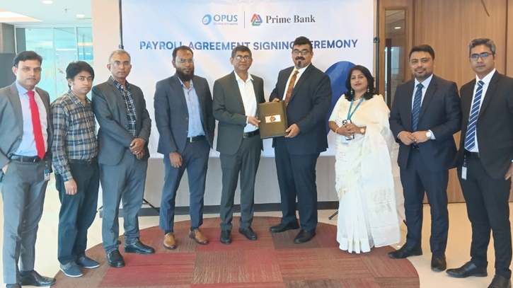 Prime Bank Agreement with OPUS Technology Limited