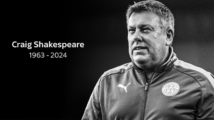 Ex-Leicester City coach Shakespeare dies at 60