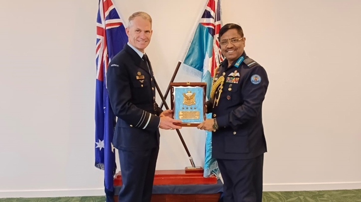 Bangladesh Air Force Chief returns home from Australia