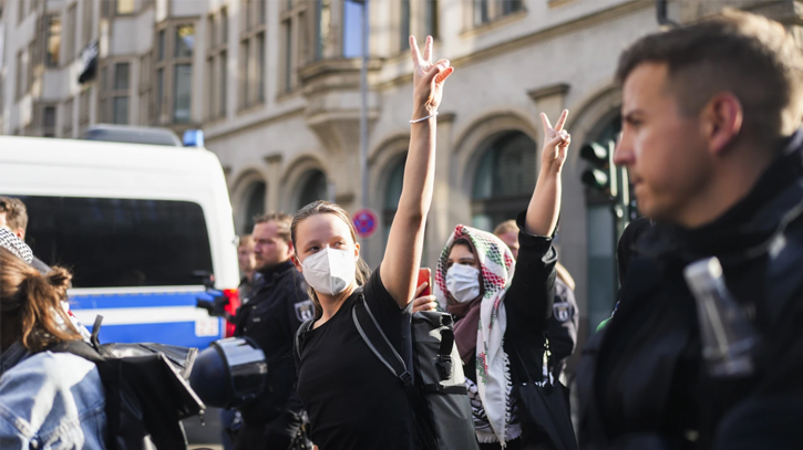 German police clear pro-Palestinian protesters from Berlin university