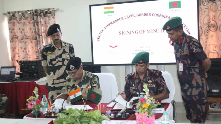 BGB-BSF flag meeting held to cooperate border crimes