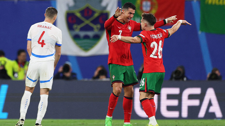 Ronaldo’s Portugal secure Euro 2024 opening win, Turkey beat Georgia