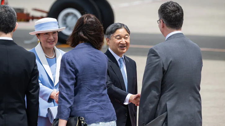 Japanese royals arrive for three-day state visit to UK