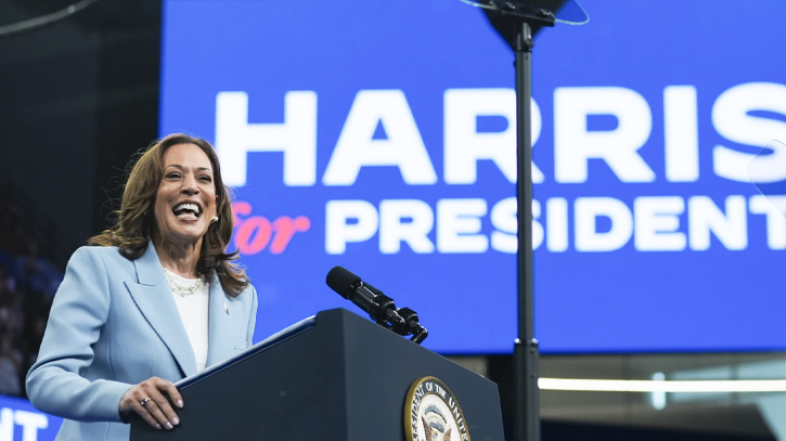 Kamala raised $310 million confident november’s race against Trump