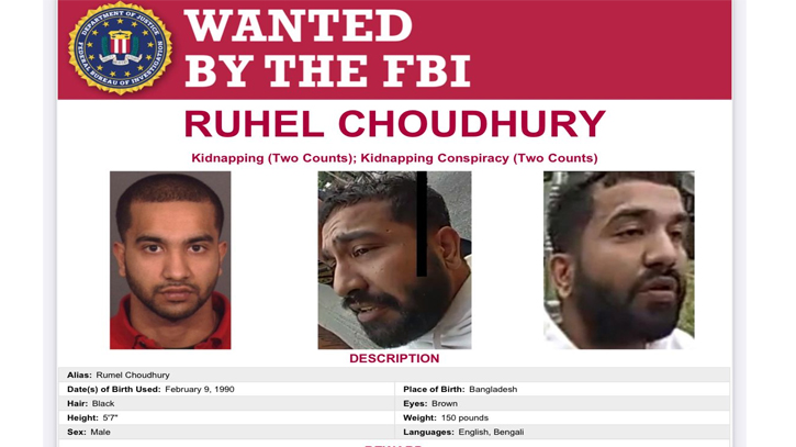 FBI announces $20,000 reward for information on Bangladesh-origin man