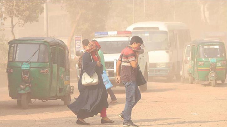 Dhaka’s air quality world’s worst on Monday morning